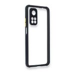 BSSM Xiaomi Mi 10T Pro Miami Şeffaf Silikon Lacivert Kılıf