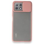 BSSM Xiaomi Mİ 11 Lite Palm Buzlu Kamera Sürgülü Silikon Pembe Kılıf