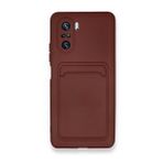 BSSM Xiaomi Mi 11İ Kelvin Kartvizitli Silikon Bordo Kılıf