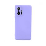BSSM Xiaomi Mi 11T Pro Nano İçi Kadife Silikon Lila Kılıf
