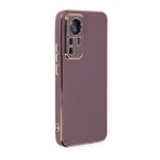 BSSM Xiaomi Mi 12T Pro Volet Silikon Mor Kılıf