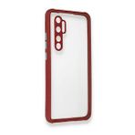 BSSM Xiaomi Mi Note 10 Lite Miami Şeffaf Silikon Fuşya Kılıf