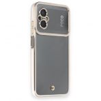 BSSM Xiaomi Poco M5 Liva Lens Silikon Beyaz Kılıf