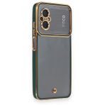 BSSM Xiaomi Poco M5 Liva Lens Silikon Yeşil Kılıf