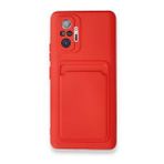 BSSM Xiaomi Redmi Note 10 Pro Kelvin Kartvizitli Silikon Kırmızı Kılıf