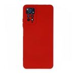 BSSM Xiaomi Redmi Note 11 Pro Nano İçi Kadife Silikon Kırmızı Kılıf