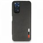 BSSM Xiaomi Redmi Note 11S Loop Deri Siyah Silikon Kılıf