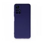 BSSM Xiaomi Redmi Note 11T Nano İçi Kadife Silikon Mor Kılıf
