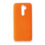 BSSM Xiaomi Redmi Note 8 Pro Nano İçi Kadife Silikon Turuncu Kılıf
