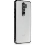 BSSM Xiaomi Redmi Note 8 Pro Razer Lensli Silikon Siyah Kılıf