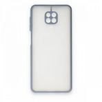 BSSM Xiaomi Redmi Note 9 Montreal Silikon Kapak Gri Kılıf