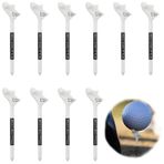 Bssowe Plastik golf çayları, 10 adet plastik bardak şeklinde golf çayı, golf çayı, plastik çay, profesyonel golf çayı, uzun ömürlü ve sağlam, açık hava, golf sahası, erkek, kadın, çocuk için