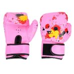 BSTCAR Çocuk Boks Eldivenleri Antrenman Boks Eldivenleri Boks Torbası Kickboks Muay Thai Çocuklar için 3-11 Genç Erkek (Pembe)