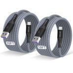 BSTOEM C Şarj Kablosu Hızlı Şarj Uzun USB C Kablosu Tip C Şarj Cihazları 10FT 2Paket USB-C Samsung Galaxy S10/S9/S8/s7/ Note/9/8/Kindle Fire Phone USB A'dan USBC'ye