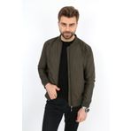 B&T Haki Erkek Çift Cepli Yazlık Mont