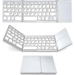 Bt Klavye - Katlanır, Dokunmatik Yüzeyli, Taşınabilir Ultra Ince - Windows/android/ios Uyumlu -