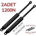 Bt Ticaret 2 Adet 1200 N Baza Amortisörü (Baza Pistonu) 36-38 cm Boyutunda Emniyet Kilitli