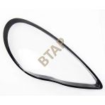 Btap Porsche Panamera 2010-2013 Sağ Siyah Çerçeve Far Camı 97063115827