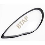 Btap Porsche Panamera 2010-2013 Sol Siyah Çerçeve Far Camı 97063115727