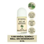 Bthera Natural Doğal Roll-on Deodorant Okaliptus & Sedir & Nane & Adaçayı Ter Kokusu Önleyici %100 Natural-50ml