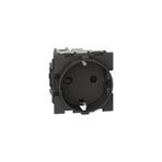 Bticino KG4141TR 16A 250V 2M Siyah Topraklı Priz