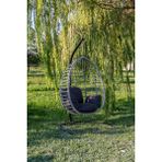 Btk Concept Eylül Tek Kişilik Salincak Rattan - Antrasit - Gri