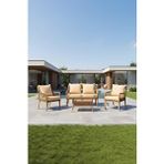 Btk Concept Milano Rattan Bahçe Balkon Takımı 2+1+1+camlı Masa Kahve ( siyah çizgili) Kahverengi