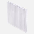 BTM 8501 Şeffaf 200x105 cm 6 mm Polikarbonat Oluklu Levha