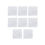 btm home Süper Güçlü Yapışkanlı Raf ve Çerçeve Askısı – 7x7 cm (1 Adet)