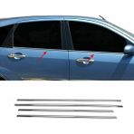 BTM Otomotiv Ford Focus 1 Sedan Krom Cam Çıtası 4 Parça 1998-2004 P. Çelik