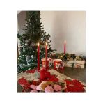 Btmhome 4'Lü Kokulu Şamdan Mum Seti - Sedefli