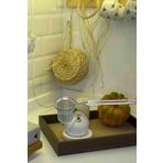 btmhome 6 lı Mika Origami Kristal Kahve Şeker Reçel Baharatlık ve Sos Sunum Kaşığı 6 Adet şeffaf
