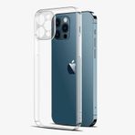 BTmobil Apple İphone 12 Pro Max Şeffaf Silikon Kamera Korumalı Kılıf