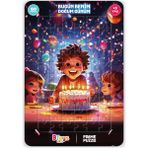 Btoys Bugün Benim Doğum Günüm - Frame Puzzle - 60 Parça