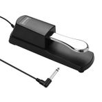 BTPOUY Piyano Sustain Pedal Klavye Amortisör Pedalı 6.35mm Fiş Roland Elektronik Org MIDI Klavyeler ile Uyumlu Dijital Piyanolar