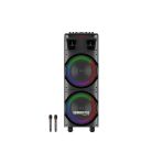 Bts 1708 Taşınabilir Bluetooth Parti Hoparlörü | 200W Rms | 2X10” Woofer | Rgb Işık | 2 Mikrofon |
