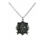 Bts Army Metal Kolye – 60 Cm Uzun Zincirli K-Pop Aksesuar