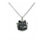 Bts Army Metal Kolye – 60 Cm Uzun Zincirli K-Pop Takı