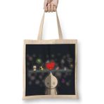 Bts BT21 Army Bez Çanta Uzun Saplı - Açık Bej - 40 X 40