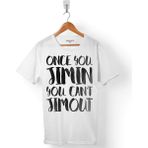 Bts Jımın Once You Jımın You Can't Bangtan Boys Erkek Tişört - Beyaz - Renkli