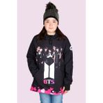 Bts Kız Çocuk Snowboard ve Kayak Montu / SS7621 - 7 - 8 Yaş - Siyah