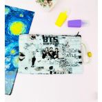Bts Tasarımlı Bez Kalemlik Cüzdan