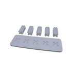 Bu Ayrılabilir 5/10 Rulo Film Depolama Tutucu, 2cm Panel Kalınlığı, Duvar Kağıdı Kumaşları için, Araba Sarma Vitrin