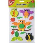 Bu-Bu BUBU-STS044 3D Eva Baykuşlar Sticker