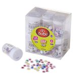 Bu-Bu GZ0006 8 mm 8 gr Renkli Süsleme Malzemesi Oynar Göz