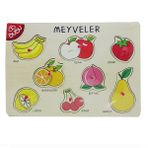 Bu-Bu Meyveler Ahşap Puzzle