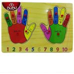 Bu-Bu Parmaklar Ahşap Puzzle