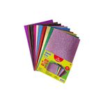 Bu-Bu Simli Yapışkanlı Eva 20X30Cm 10 Renk Bubu-Ev0038
