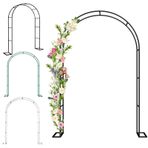 Bu Dayanıklı Metal Bahçe Kemeri Pergola Tırmanma Bitkileri için Çinko Kaplı Yapı Düğünler ve Açık Hava Etkinlikleri için Mükemmel Bahçe Dekoru için Sağlam Destek