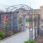 Bu Metal Bahçe Düğün Kemeri Düğünler ve Bahçe Dekoru için Zarif Kemerli Çiçek Standı Galvanizli Çelik Tabanlı Sağlam Çardak Pergola İdeal Bitki Desteği ve Yeniden Kullanılabilir Kafes (200 karakter)